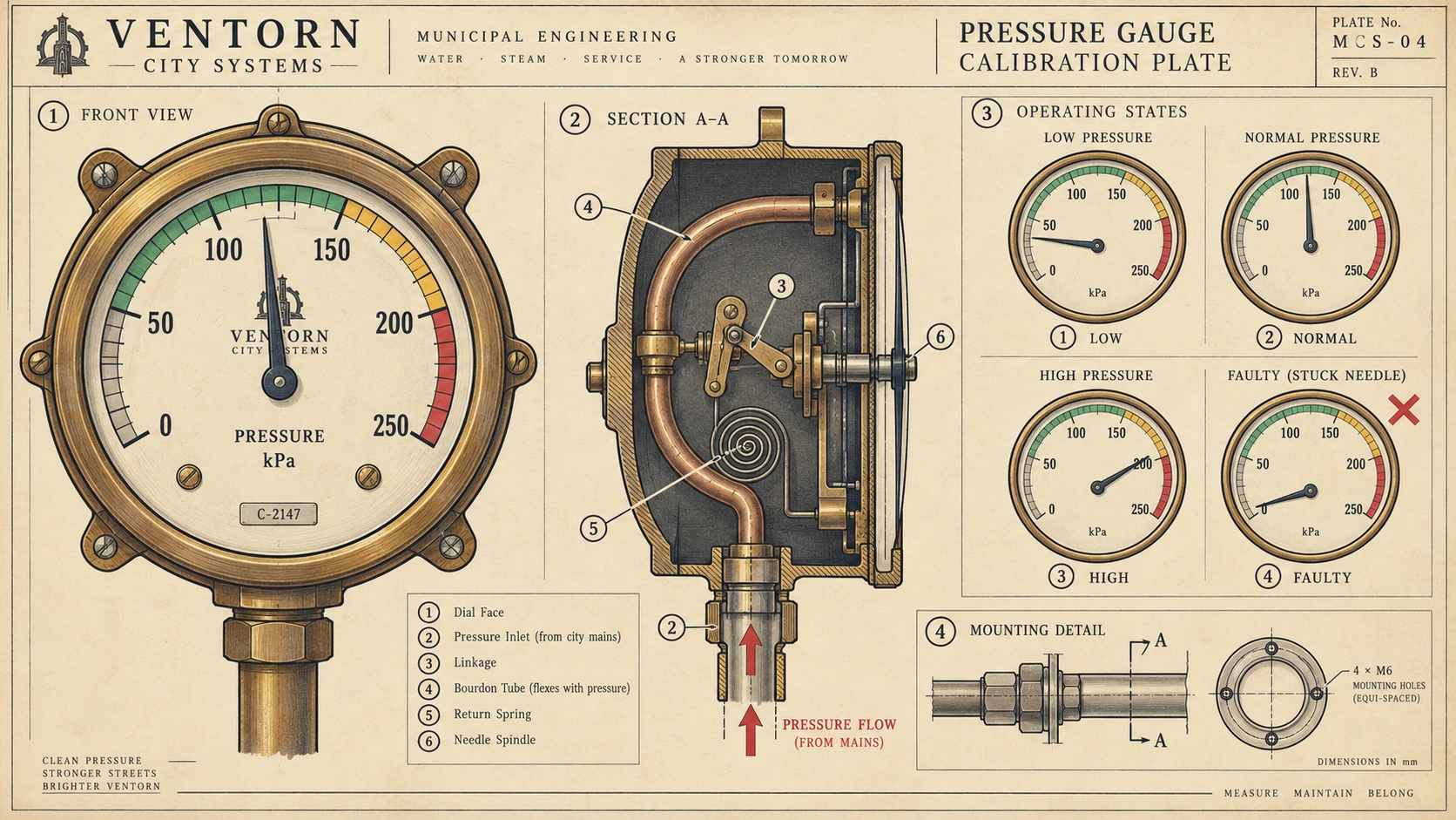 Mechanical City Gauges