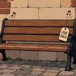 FOR SALE: Slightly Musical Bench