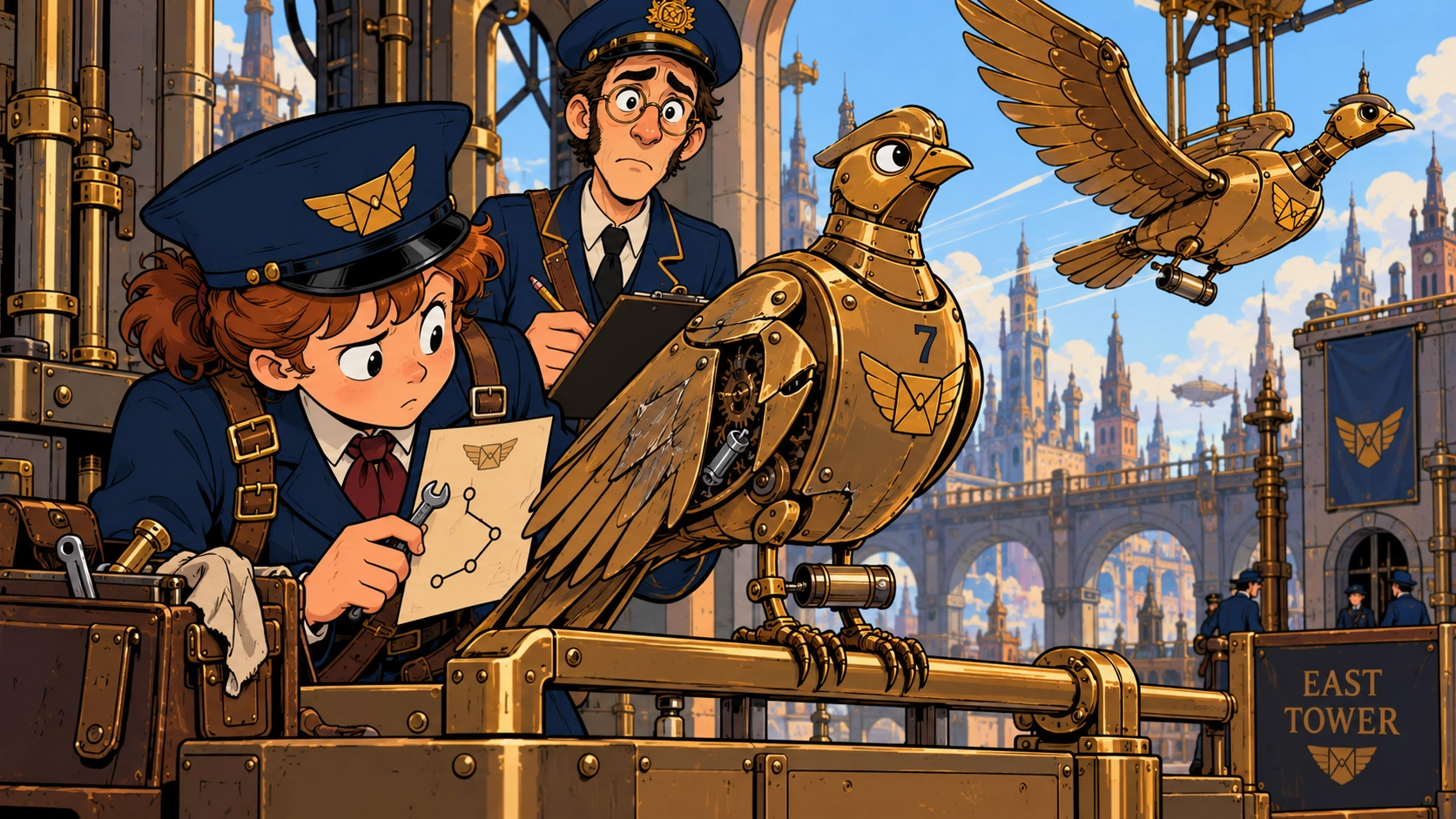 Postal Bird No. 7 Refuses Route and Will Not Explain Why