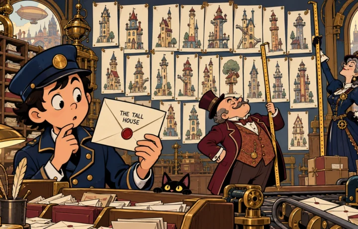 Letter Addressed Only to “The Tall House” Produces Seventeen Possible Destinations