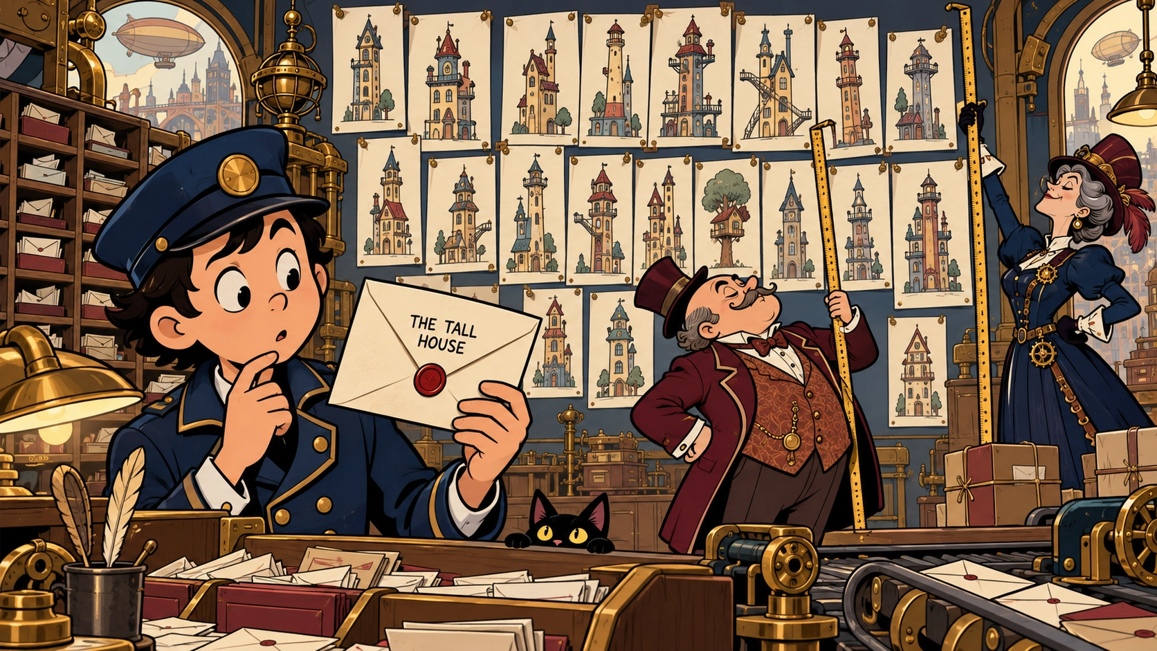 Letter Addressed Only to “The Tall House” Produces Seventeen Possible Destinations