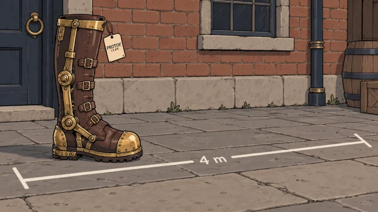 FOR SALE: Self-Tightening Boot Prototype