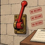 FOUND: Large Red Lever - Owner Unknown