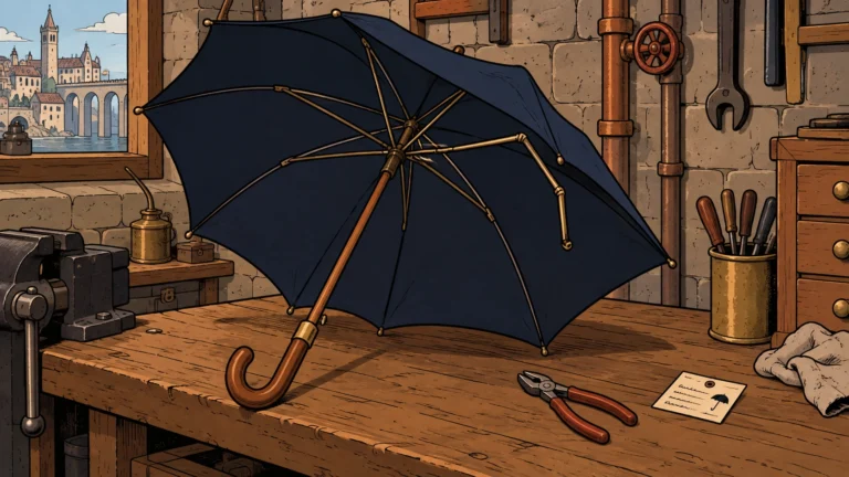 SERVICES: Umbrella Rib Straightening