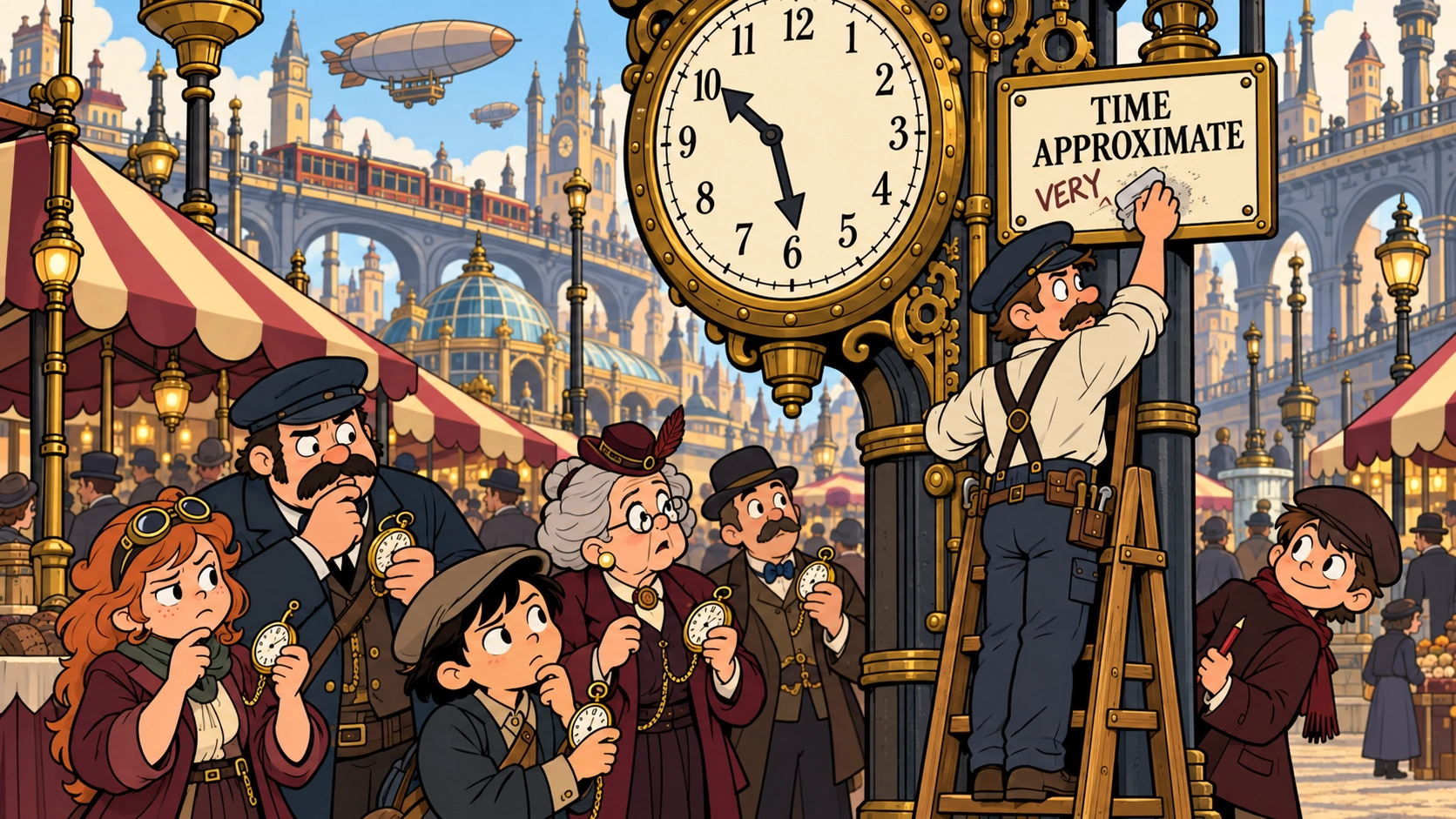 Public Clock Loses Seven Minutes, Gains Nine, Declares Itself Two Minutes Early