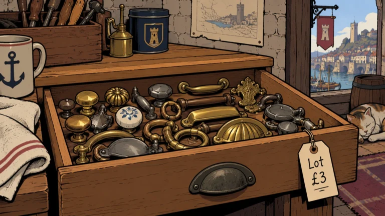FOR SALE: Drawer of Mixed Cabinet Handles