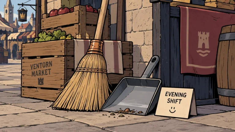 HELP WANTED: Evening Market Sweeper