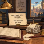 HELP WANTED: Workshop Bookkeeper, Two Mornings a Week