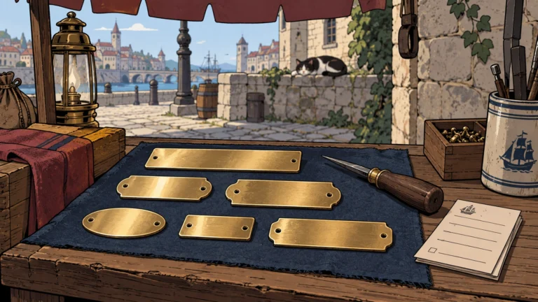 SERVICES: Brass Nameplates Engraved