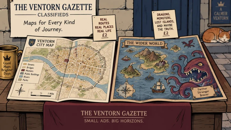 WANTED: Used Street Map of Ventorn