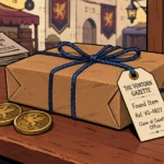 LOST: Brown Parcel Tied with Blue String