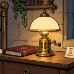 FOR SALE: Wind-Up Bedside Lamp