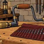 FOR SALE: Hand Drill and Twelve Bits
