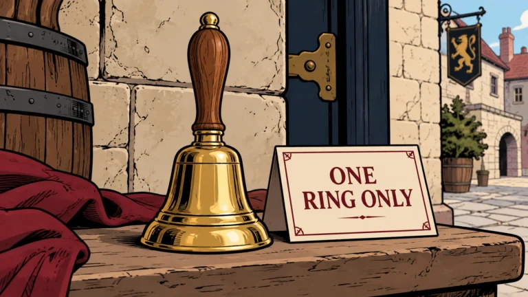 FOR SALE: Small Brass Handbell