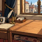TO LET: Shared Studio Table by Window
