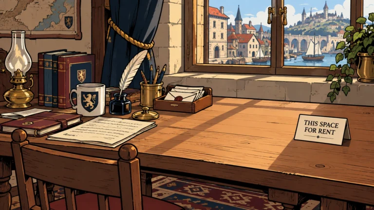 TO LET: Shared Studio Table by Window