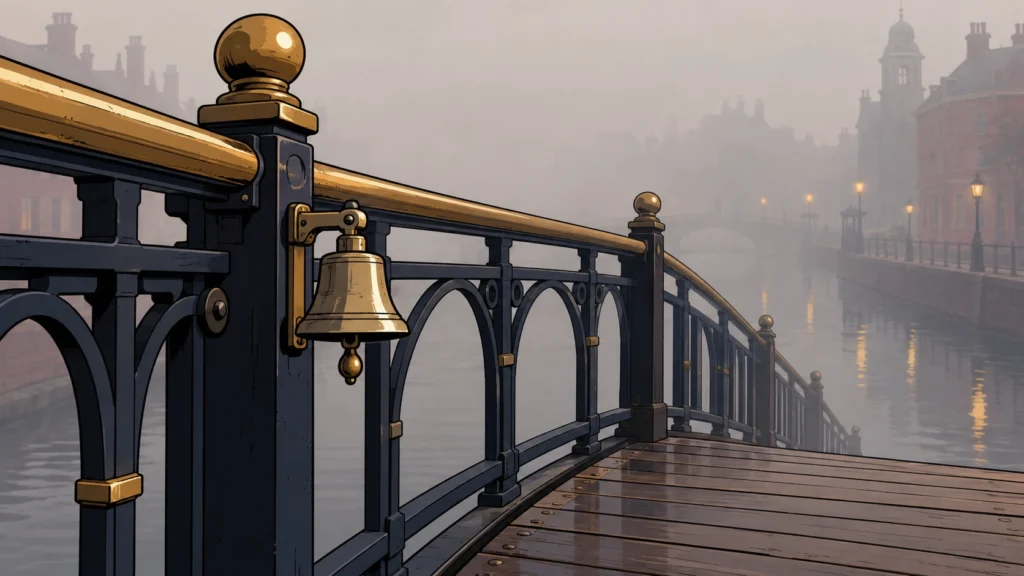 Reduced visibility may affect the narrow footbridges and canal approaches during early-morning fog