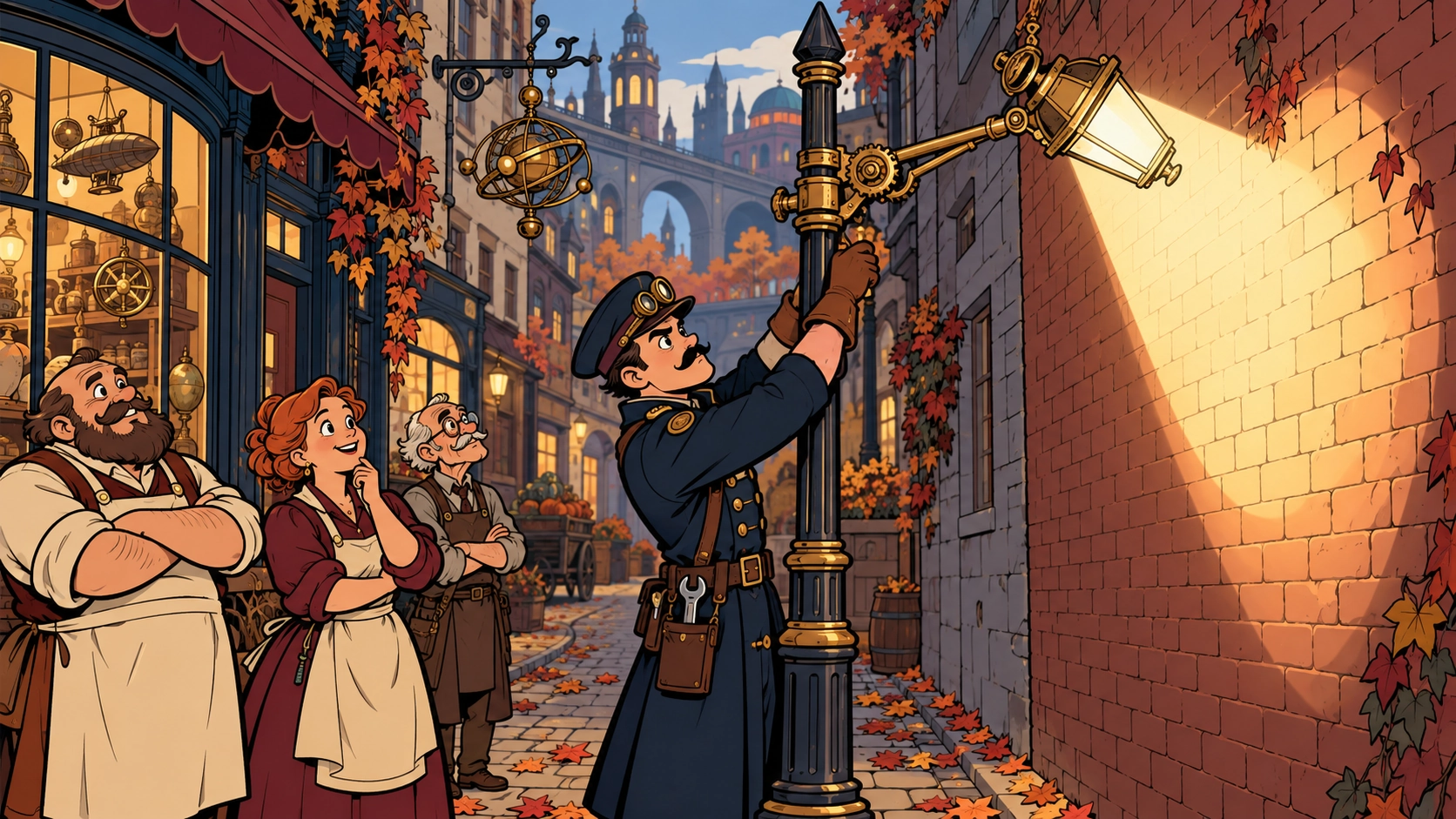 Autumn Lamp Inspection Finds One Streetlight Facing a Wall