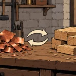 EXCHANGE: Copper Offcuts for Oak Scraps