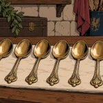 FOR SALE: Set of Six Soup Spoons