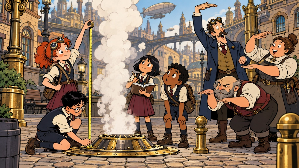 School Science Club Measures Steam Vent and Discovers Adults Give Worse Estimates