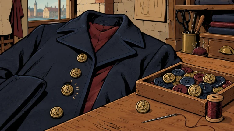 SERVICES: Coat Buttons Replaced