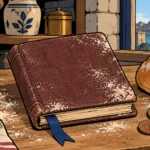LOST: Recipe Notebook with Flour on Cover