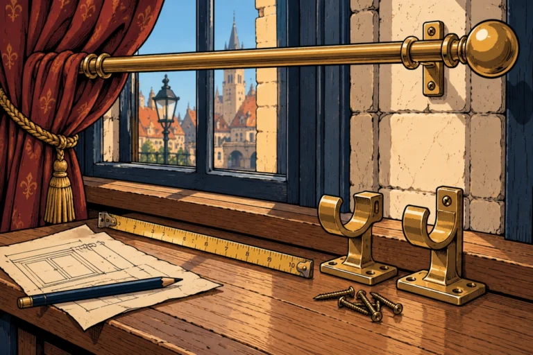 SERVICES: Window Measuring and Curtain Rod Fitting