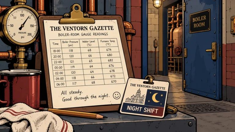 HELP WANTED: Night Boiler Log Clerk
