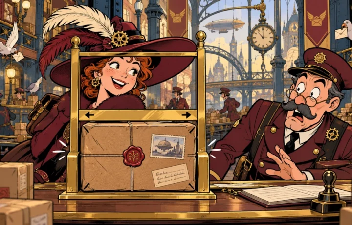 Postal Office Introduces Parcel Size Frame; Large Hat Passes, Parcel Does Not