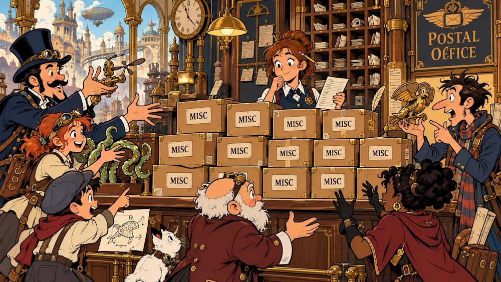 Friday Parcel Rush Slows When Clerk Discovers Twelve Boxes Labelled MISC