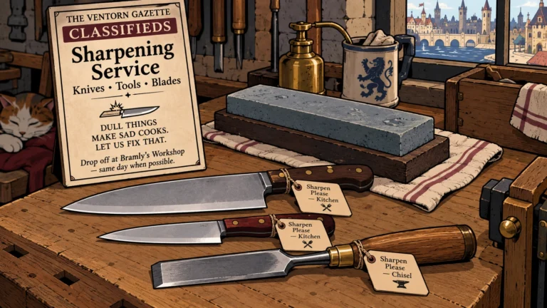 SERVICES: Knife and Tool Sharpening