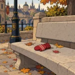 FOUND: Red Mitten Near East Gate