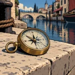 FOUND: Pocket Compass with Cracked Glass