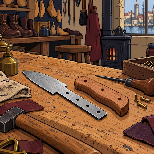SERVICES: Kitchen Knife Handle Replacement