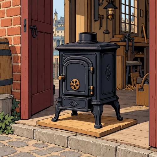 FOR SALE: Small Cast-Iron Stove