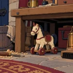 FOUND: Wooden Toy Horse Missing One Ear
